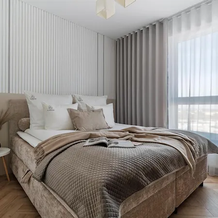 Lägenhet Flatbook - Seaside Nowa Letnica With A Rooftop Viewing Terrace & Gym *