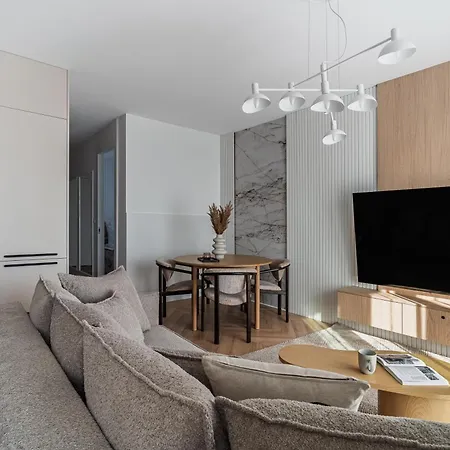 Lägenhet Flatbook - Seaside Nowa Letnica With A Rooftop Viewing Terrace & Gym