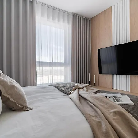 Lägenhet Flatbook - Seaside Nowa Letnica With A Rooftop Viewing Terrace & Gym *