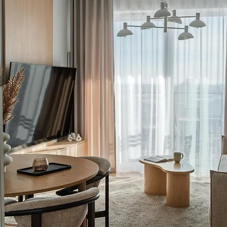 Lägenhet Flatbook - Seaside Nowa Letnica With A Rooftop Viewing Terrace & Gym *