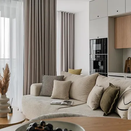 Flatbook - Seaside Nowa Letnica With A Rooftop Viewing Terrace & Gym Lägenhet *